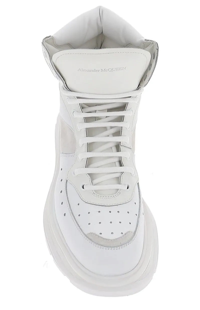 Alexander McQueen High-Top Lace-Up Sneakers