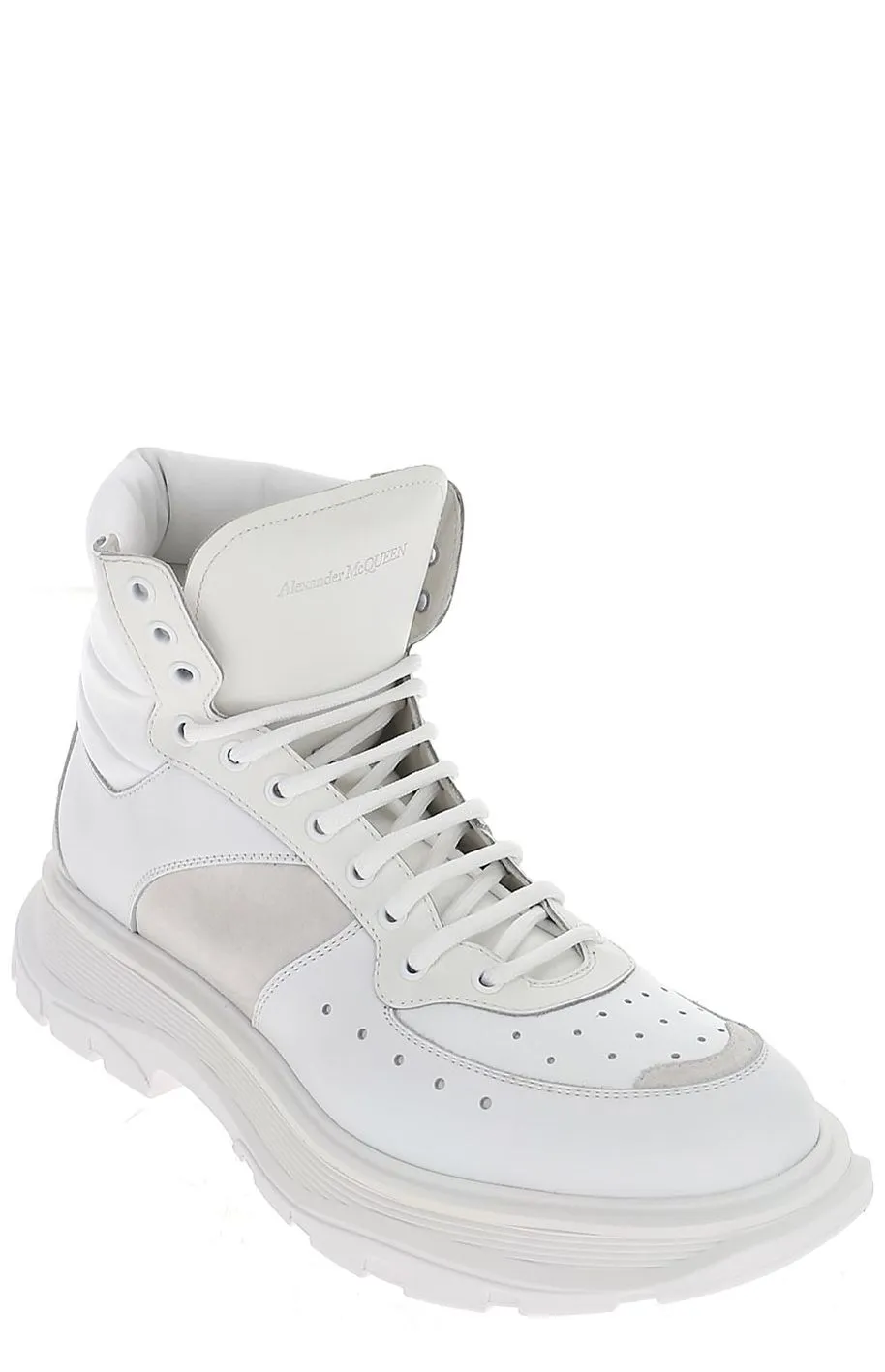 Alexander McQueen High-Top Lace-Up Sneakers