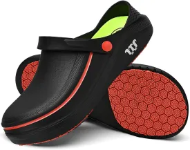Armadillo Chef Shoes for Men - Slip Resistant, Lightweight & Waterproof Garden Clogs for Women, Ideal Work Shoes for Kitchens
