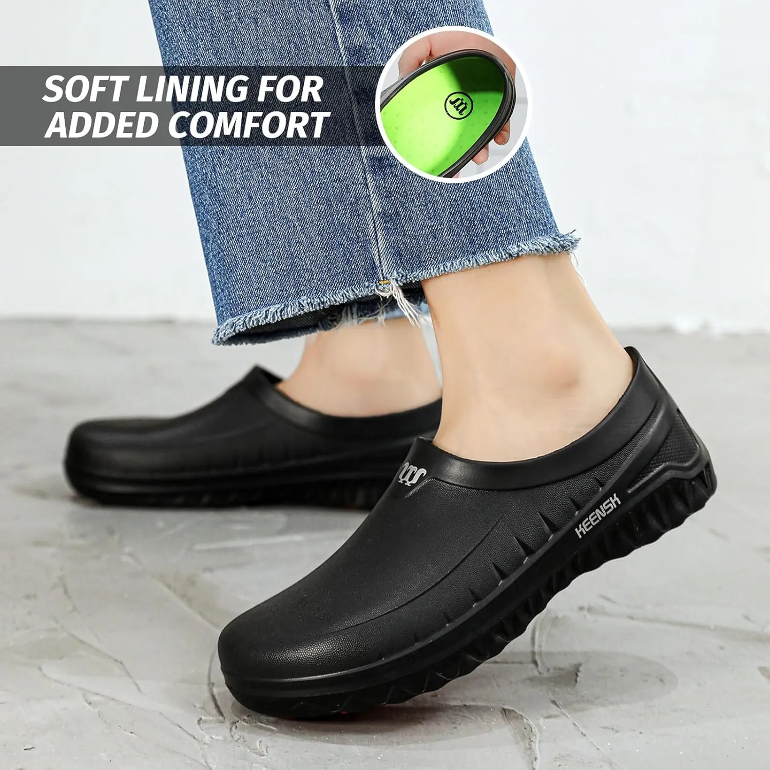 Armadillo Chef Shoes for Men - Slip Resistant, Lightweight & Waterproof Garden Clogs for Women, Ideal Work Shoes for Kitchens