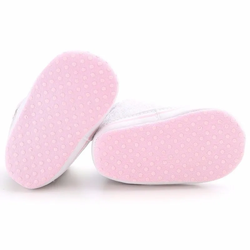 Baby Heart Lace-Up Sneakers