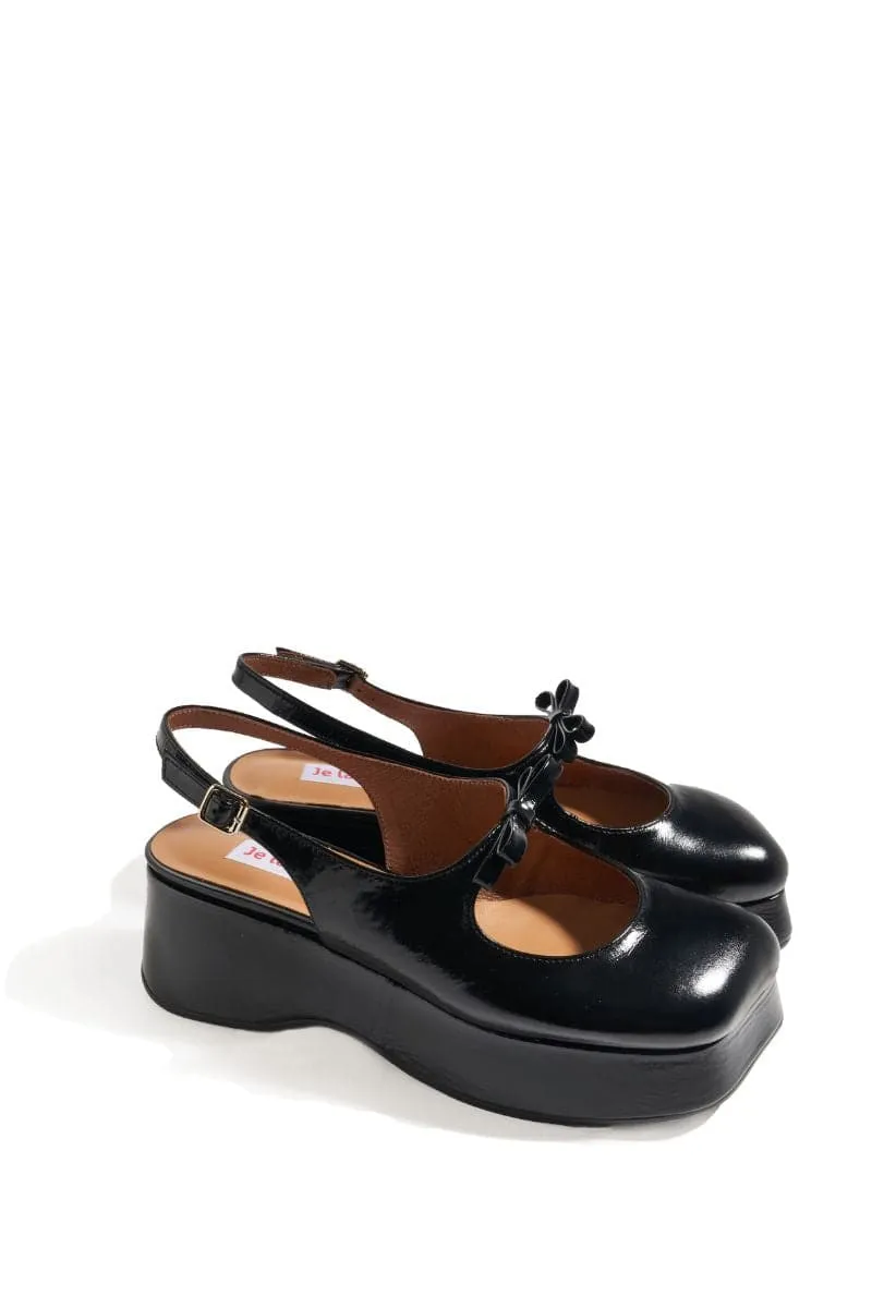 BLACK AVIGNON CHUNKY PLATFORMS