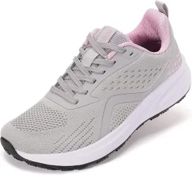 BRONAX Women's Wide Toe Box Road Running Shoes | Wide Athletic Tennis Sneakers with Rubber Outsole