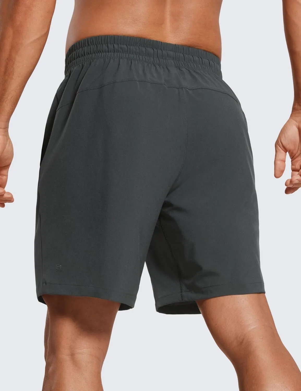 CRZ YOGA Men's Linerless Workout Shorts - 7'' Quick Dry for Running Sports Athletic Gym with Pockets