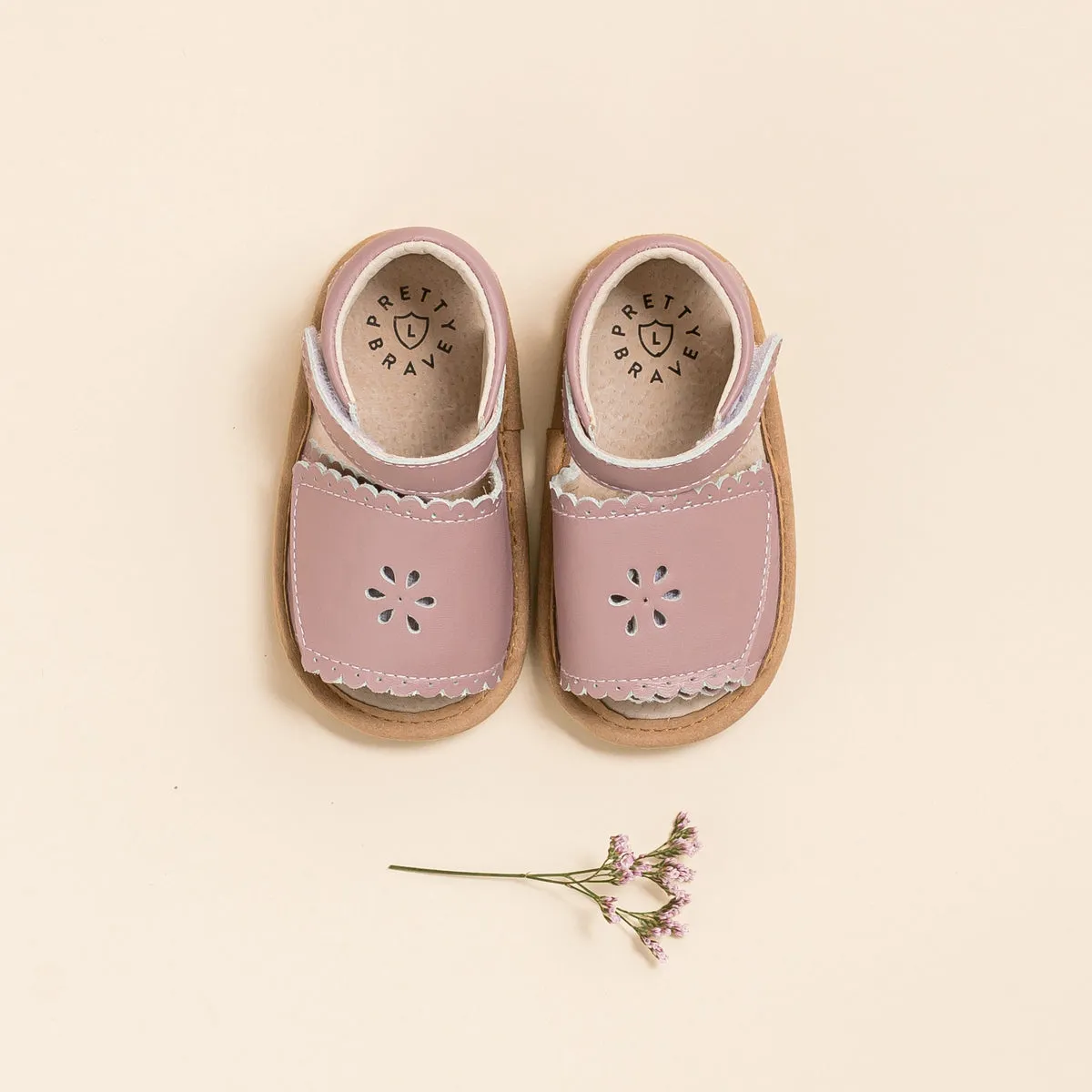Pretty Brave Baby Skye Sandal - Berry