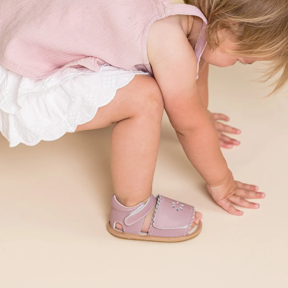 Pretty Brave Baby Skye Sandal - Berry